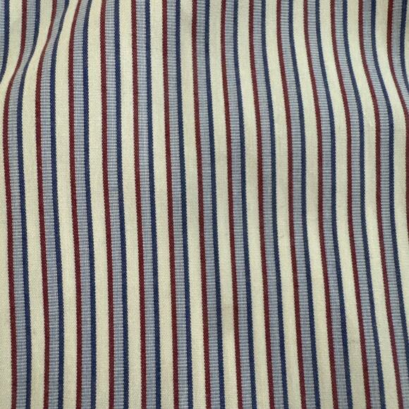 Mens Size L Banana Republic No Iron Tailored Blue Striped Button Up Shirt - Picture 5 of 8